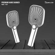 Zeno Triple Flow ABS Hand Shower with 1.5 Meter 304-grade SS Hose & Hook